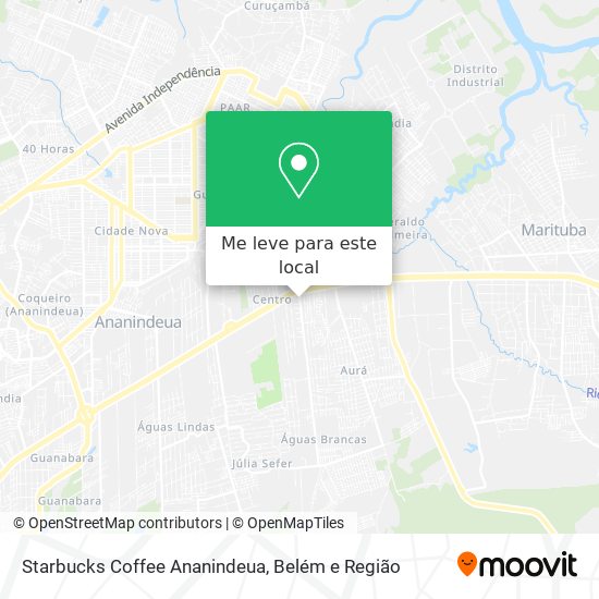 Starbucks Coffee Ananindeua mapa