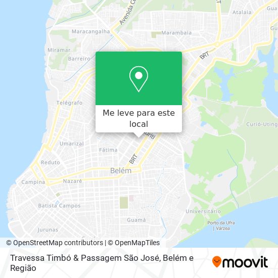 Travessa Timbó & Passagem São José mapa