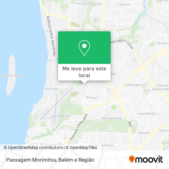 Passagem Morimitsu mapa