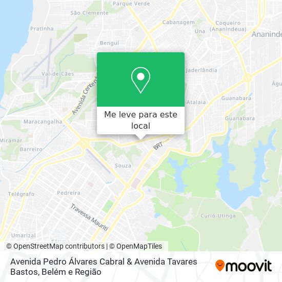 Avenida Pedro Álvares Cabral & Avenida Tavares Bastos mapa