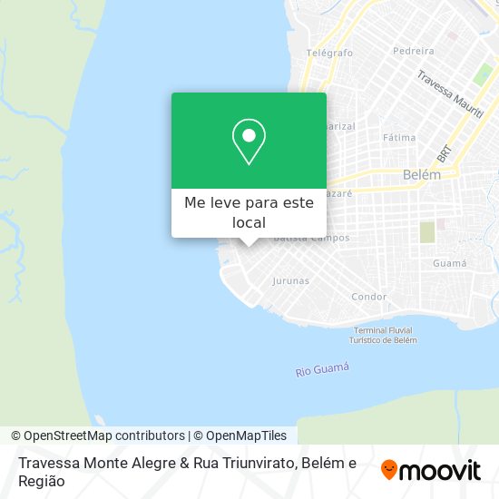 Travessa Monte Alegre & Rua Triunvirato mapa