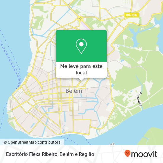 Escritório Flexa Ribeiro mapa