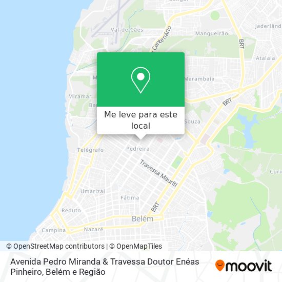 Avenida Pedro Miranda & Travessa Doutor Enéas Pinheiro mapa