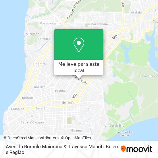 Avenida Rômulo Maiorana & Travessa Mauriti mapa