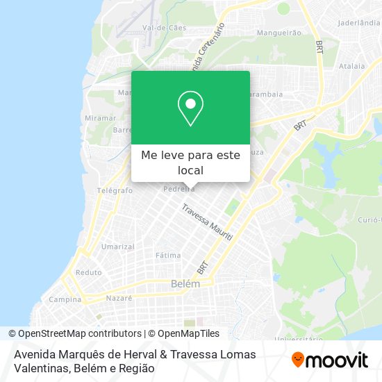 Avenida Marquês de Herval & Travessa Lomas Valentinas mapa