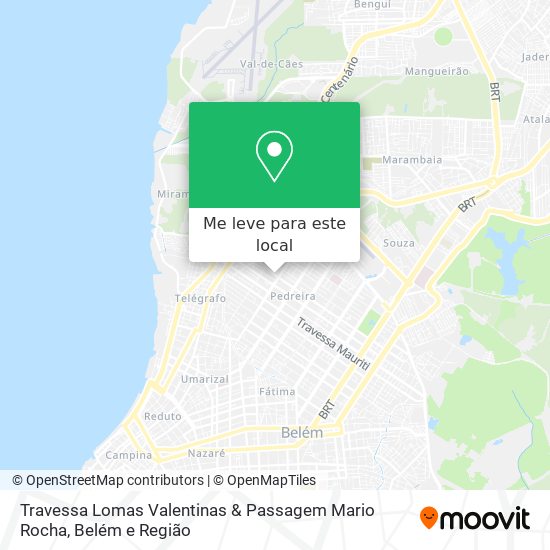 Travessa Lomas Valentinas & Passagem Mario Rocha mapa