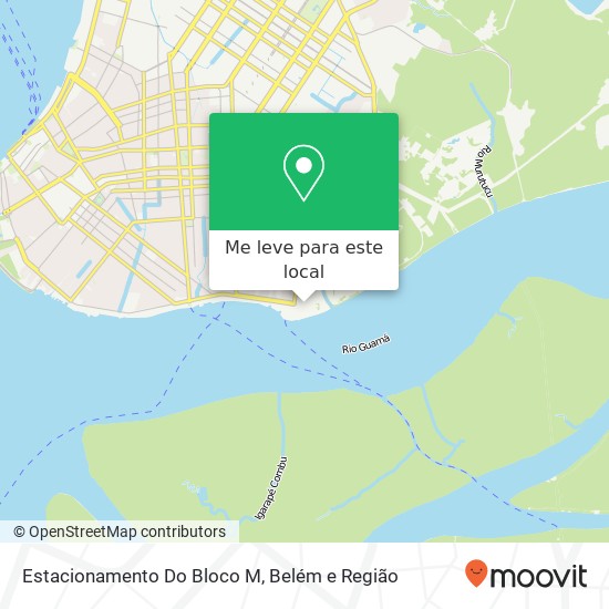 Estacionamento Do Bloco M mapa