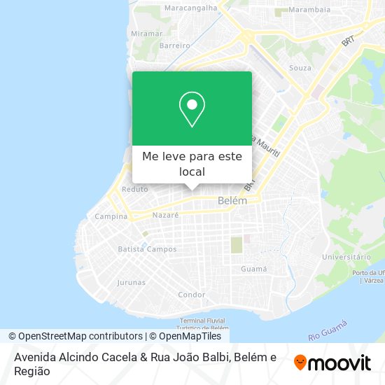 Avenida Alcindo Cacela & Rua João Balbi mapa