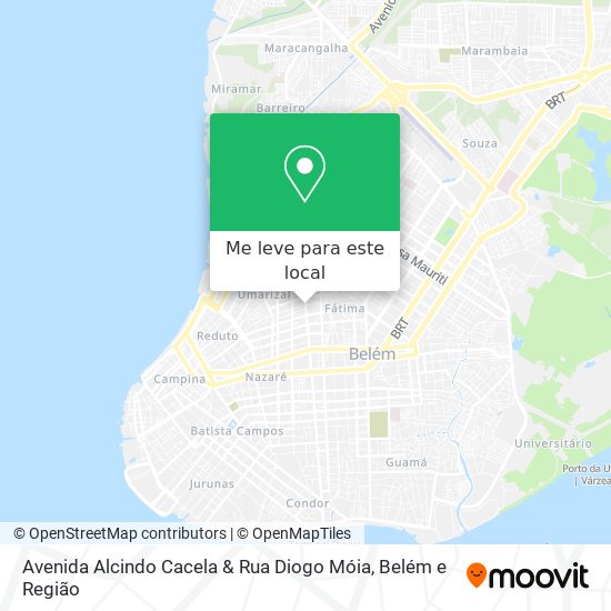 Avenida Alcindo Cacela & Rua Diogo Móia mapa