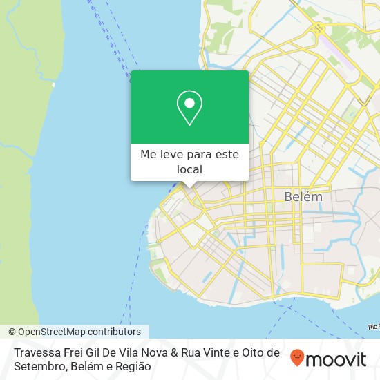 Travessa Frei Gil De Vila Nova & Rua Vinte e Oito de Setembro mapa