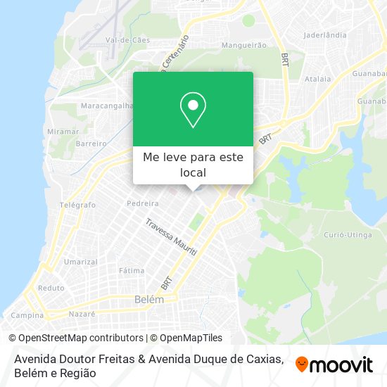 Avenida Doutor Freitas & Avenida Duque de Caxias mapa