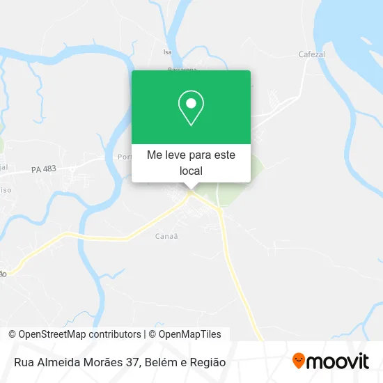 Rua Almeida Morães 37 mapa