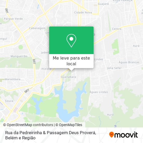 Rua da Pedreirinha & Passagem Deus Proverá mapa
