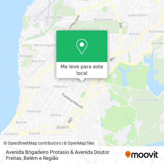 Avenida Brigadeiro Protasio & Avenida Doutor Freitas mapa