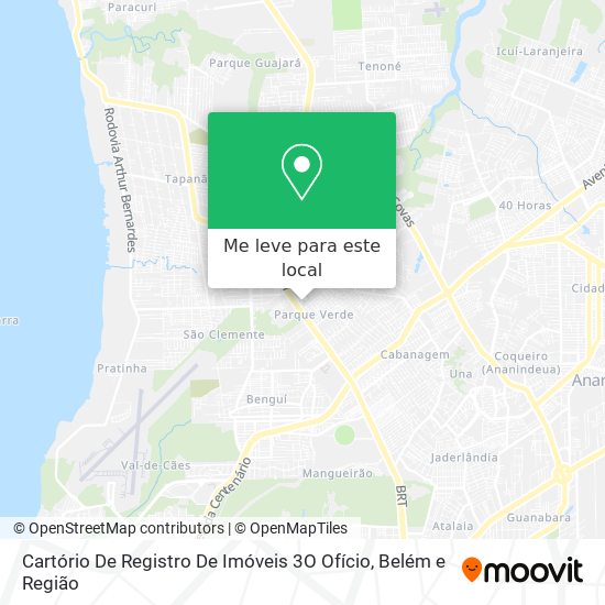 Cartório De Registro De Imóveis 3O Ofício mapa