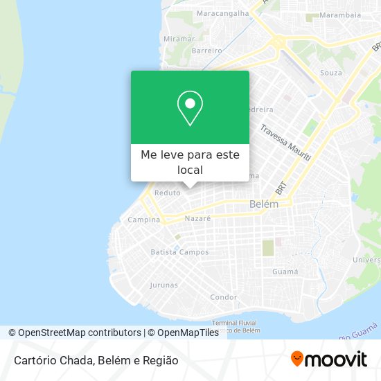 Cartório Chada mapa