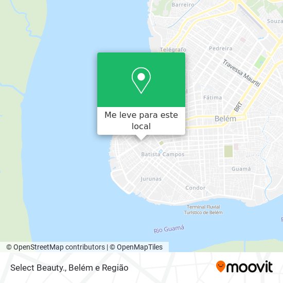 Select Beauty. mapa