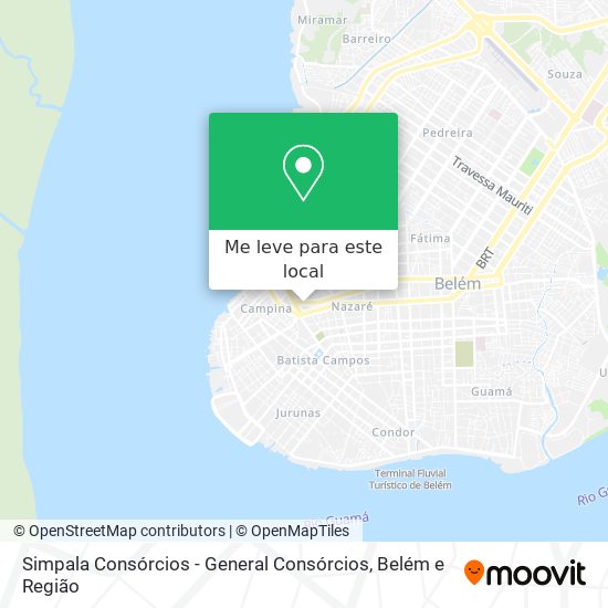 Simpala Consórcios - General Consórcios mapa