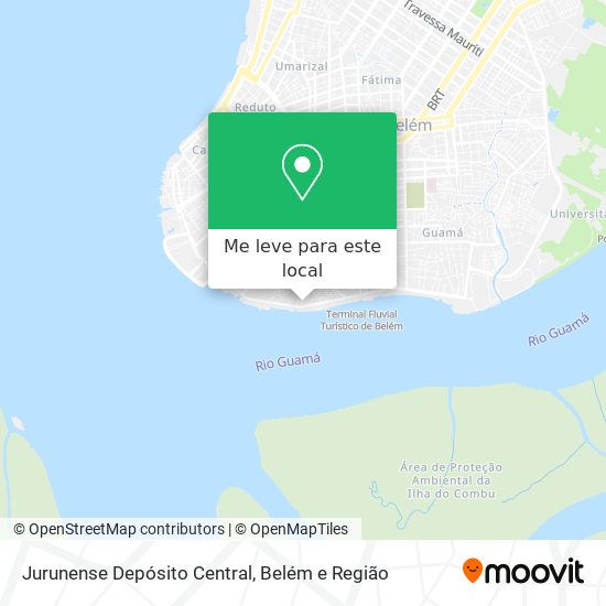 Jurunense Depósito Central mapa
