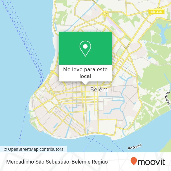 Mercadinho São Sebastião mapa