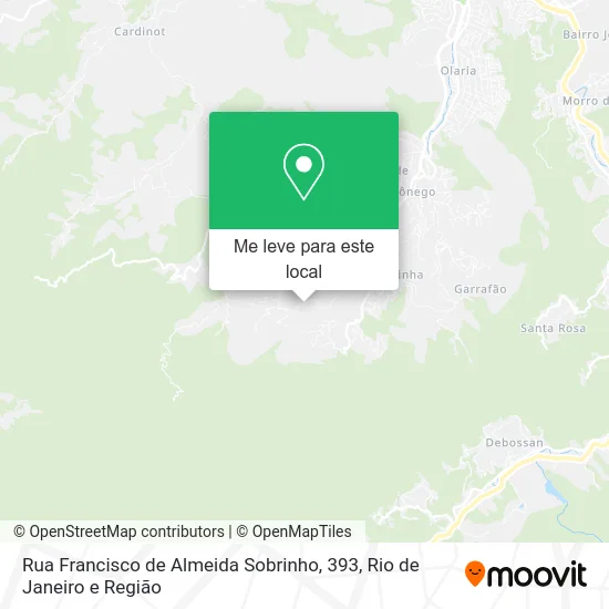 Rua Francisco de Almeida Sobrinho, 393 mapa