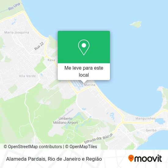 Alameda Pardais mapa