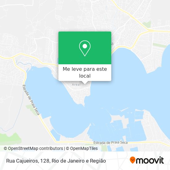 Rua Cajueiros, 128 mapa