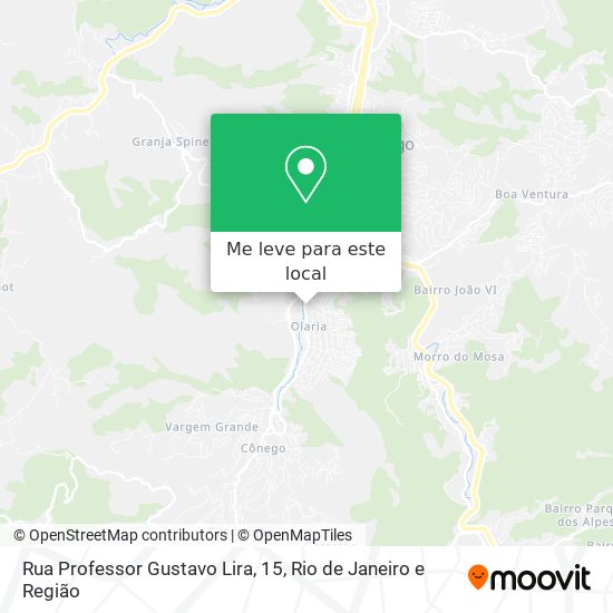 Rua Professor Gustavo Lira, 15 mapa