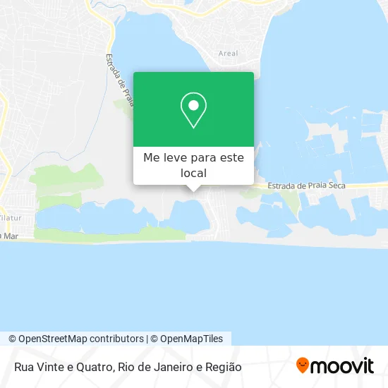 Rua Vinte e Quatro mapa