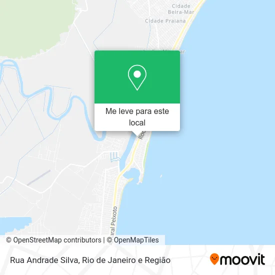 Rua Andrade Silva mapa