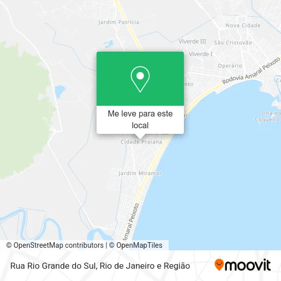 Rua Rio Grande do Sul mapa