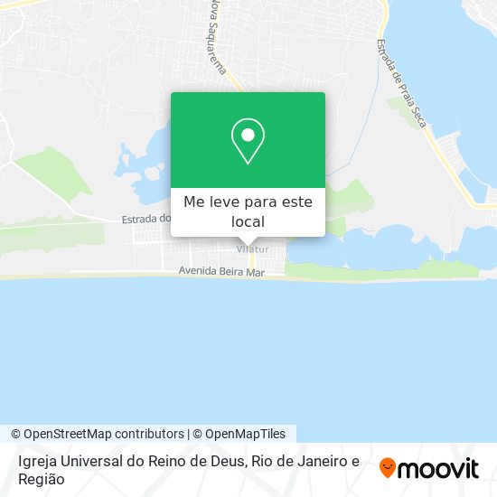 Igreja Universal do Reino de Deus mapa