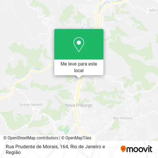 Rua Prudente de Morais, 164 mapa