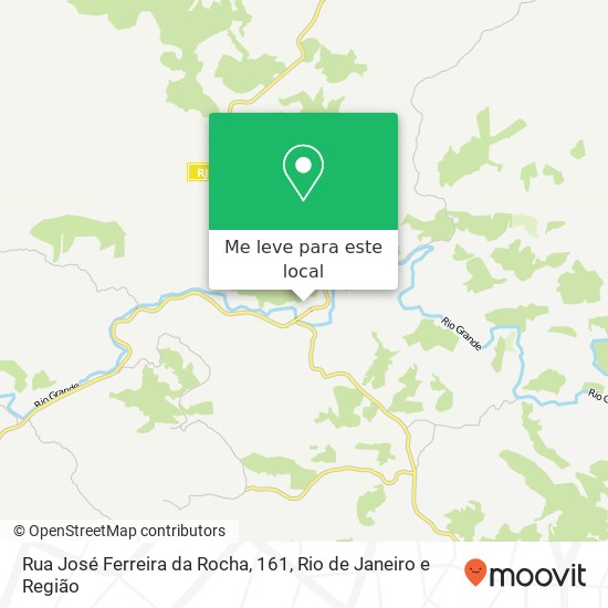 Rua José Ferreira da Rocha, 161 mapa