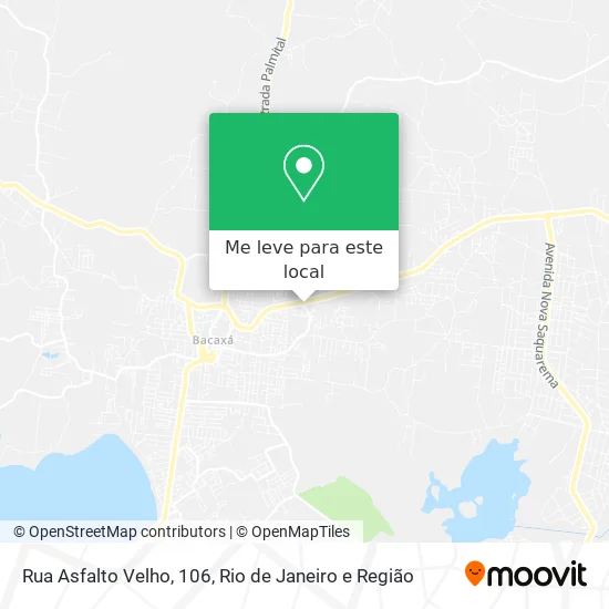Rua Asfalto Velho, 106 mapa