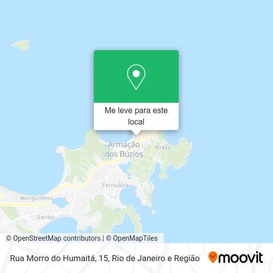 Rua Morro do Humaitá, 15 mapa