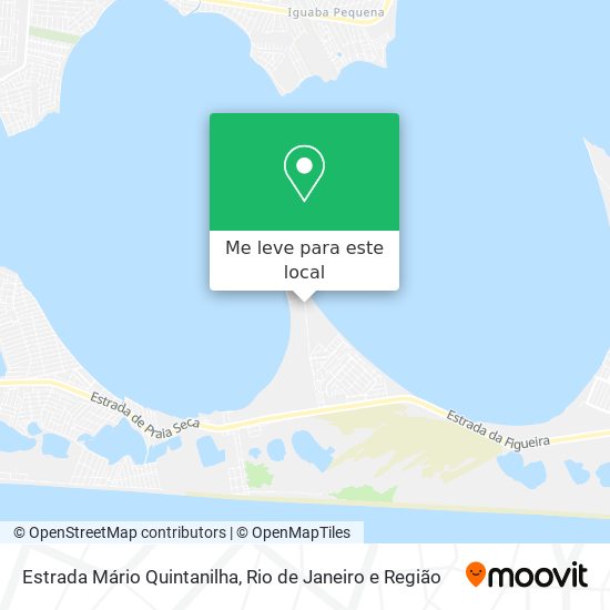 Estrada Mário Quintanilha mapa