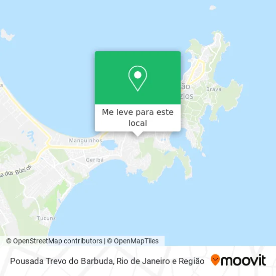 Pousada Trevo do Barbuda mapa