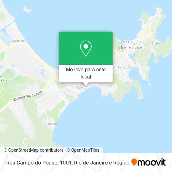 Rua Campo do Pouso, 1001 mapa