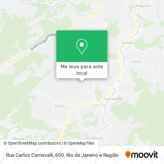 Rua Carlos Carnevalli, 600 mapa