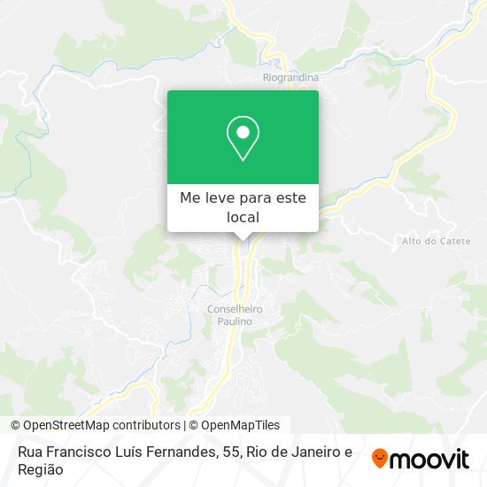 Rua Francisco Luís Fernandes, 55 mapa