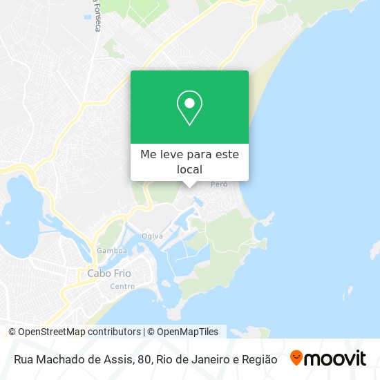 Rua Machado de Assis, 80 mapa