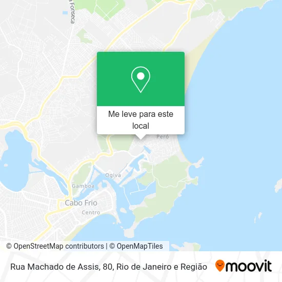 Rua Machado de Assis, 80 mapa