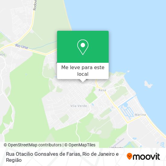 Rua Otacilio Gonsalves de Farias mapa