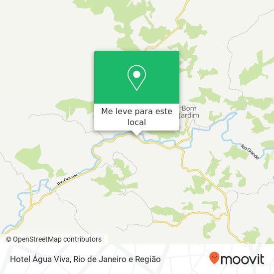 Hotel Água Viva mapa