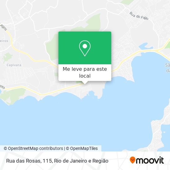 Rua das Rosas, 115 mapa