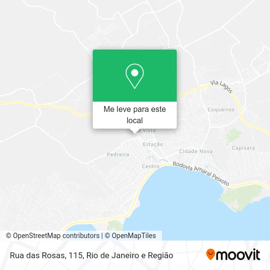Rua das Rosas, 115 mapa