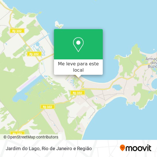 Jardim do Lago mapa