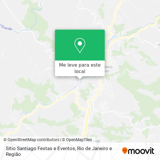 Sítio Santiago Festas e Eventos mapa