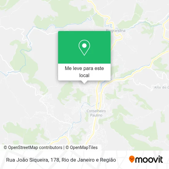 Rua João Siqueira, 178 mapa